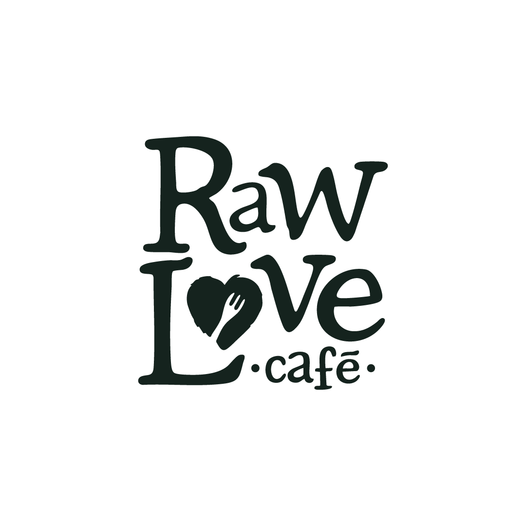Logo circular de Raw Love Café 2